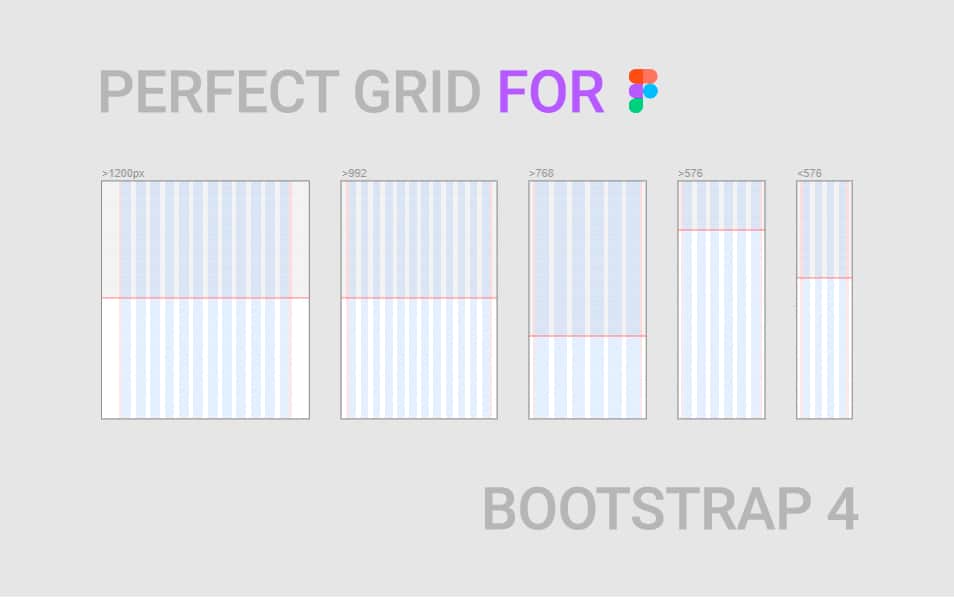 Perfect 8pt Bootstrap Grid For Figma