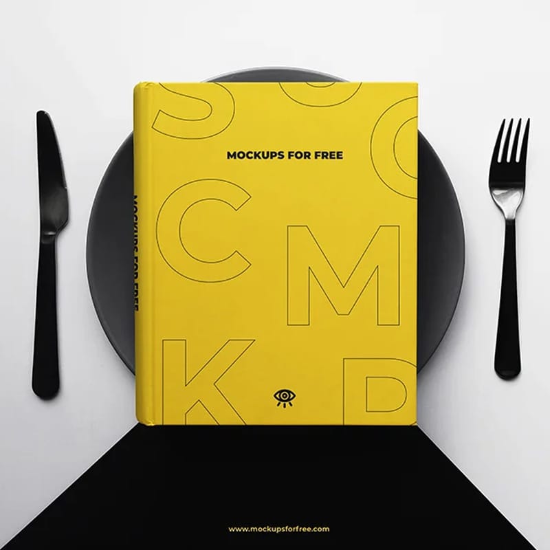 Photorealistic Book Cover Mockup