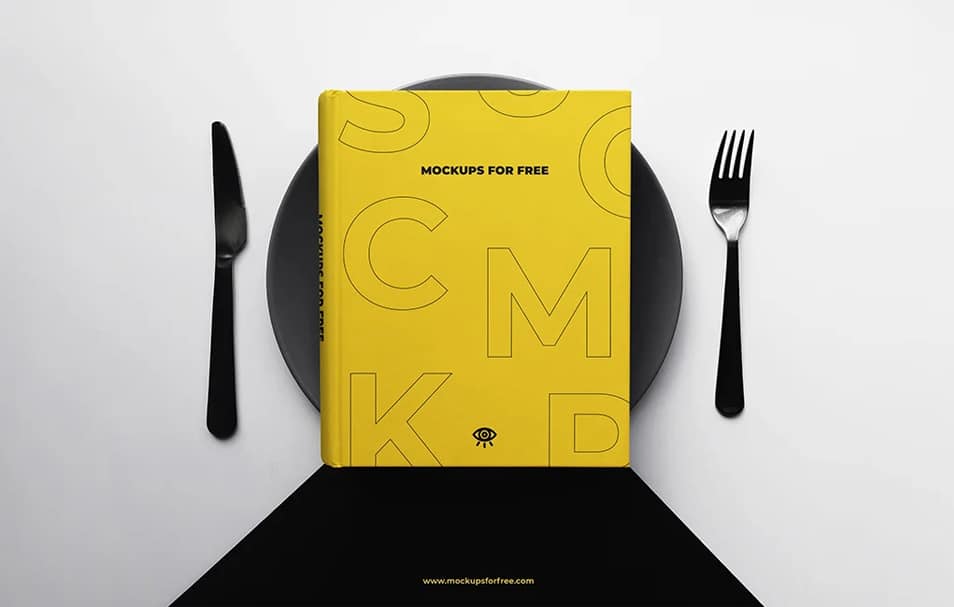 Photorealistic Book Cover Mockup