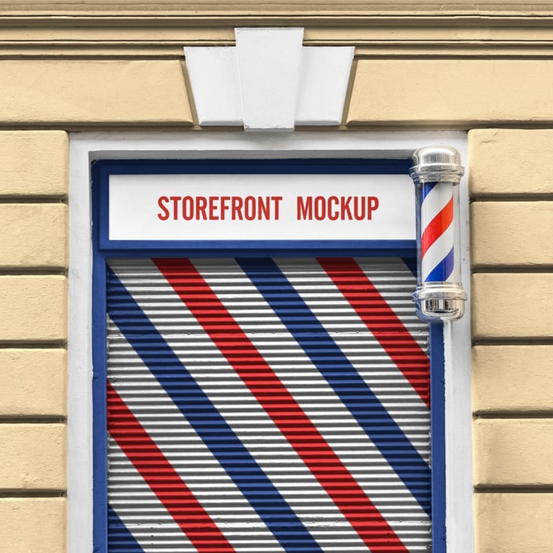 Photorealistic Storefront Mockup