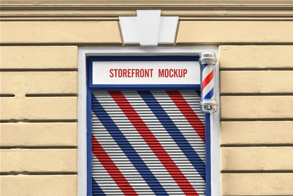 Photorealistic Storefront Mockup