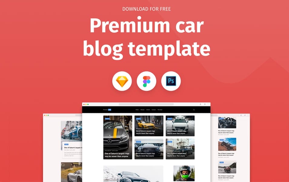 Premium Car Blog Template