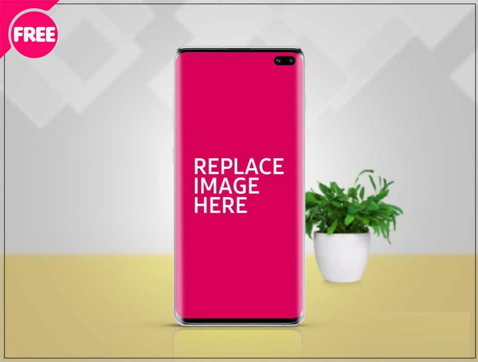 Samsung Galaxy S10+ Mockup