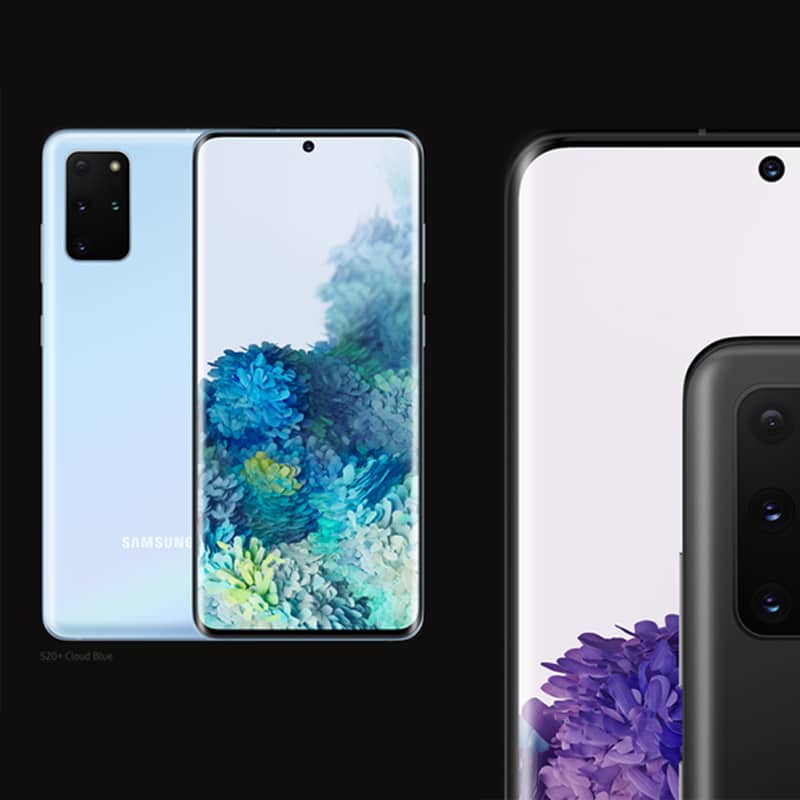 Samsung Galaxy S20+ Free Mock-ups Made In Figma