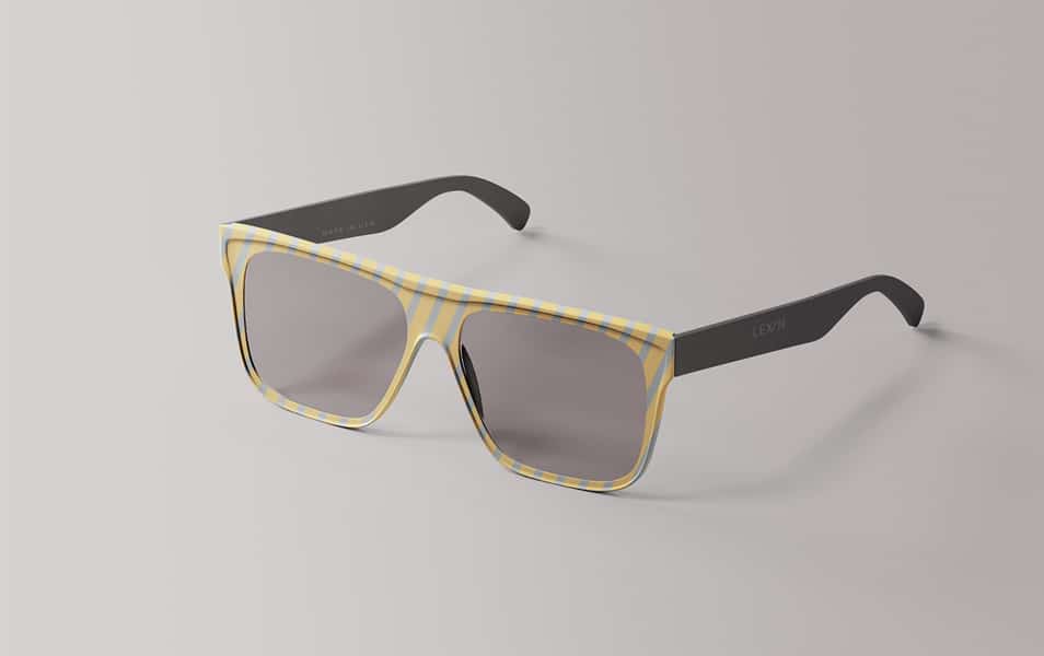 Simple Glasses Mockup