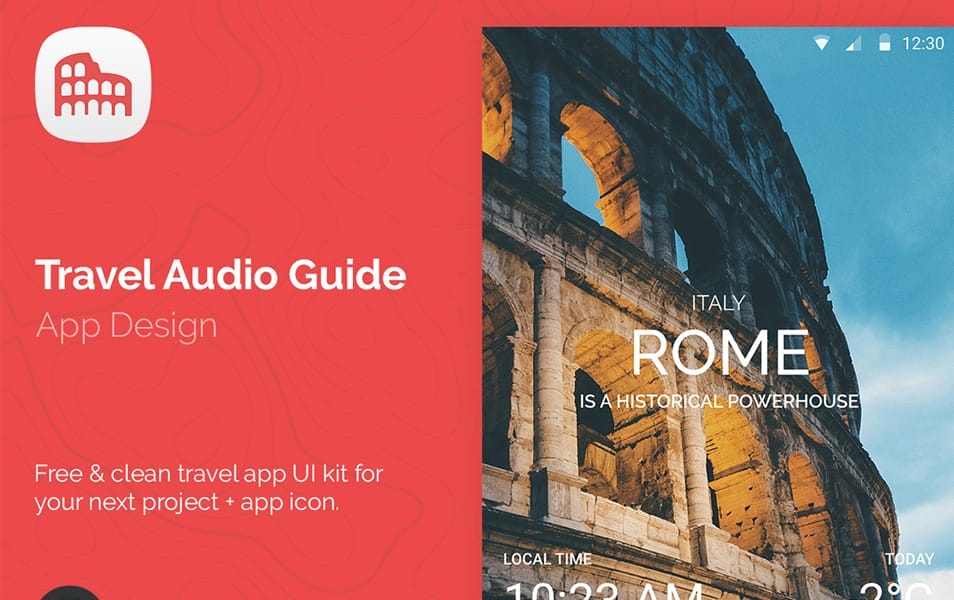 Travel Audio Guide UI Kit