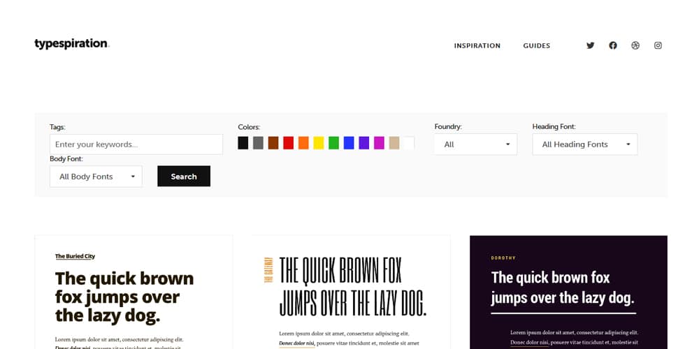 Remarkable New Font Pairing Tools for Designers 9 Typespiration