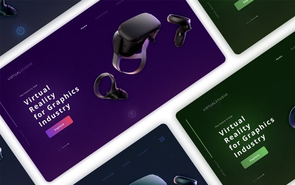 VIRTUALSTUDIO Landingpage UI Kit