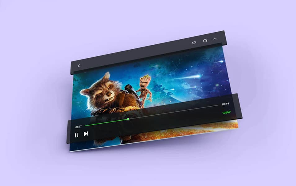 Video Player Mockup