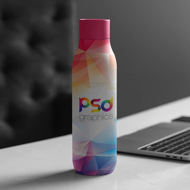 Water Bottle Branding Mockup