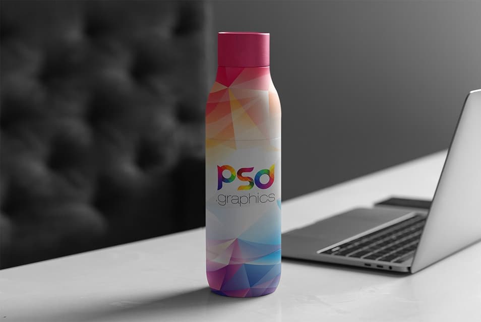 Water Bottle Branding Mockup