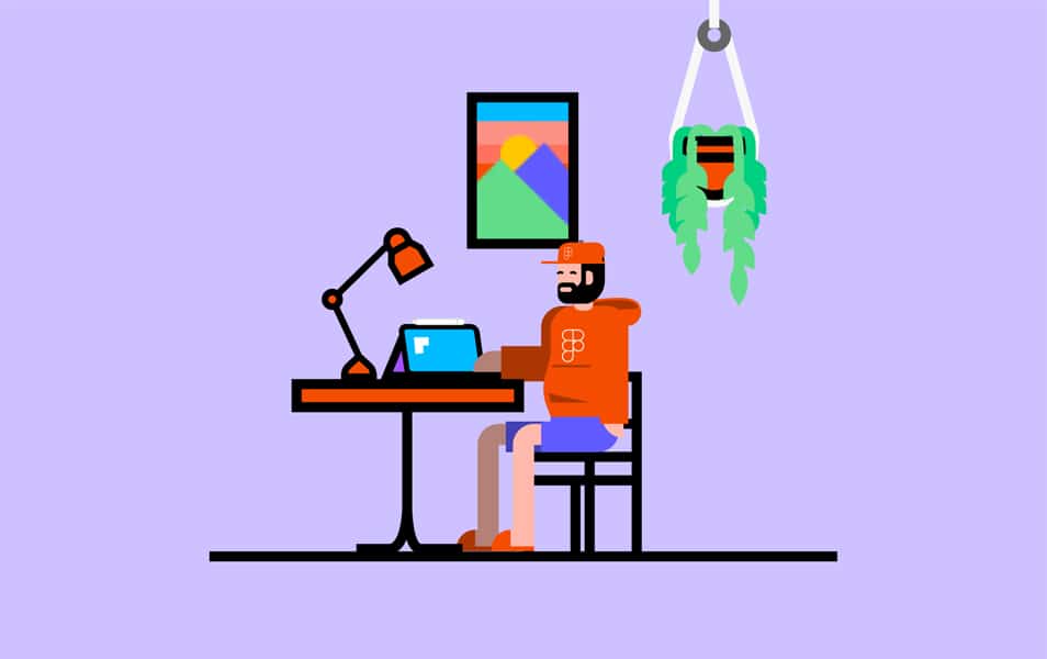 Work From Home Illustration Kit