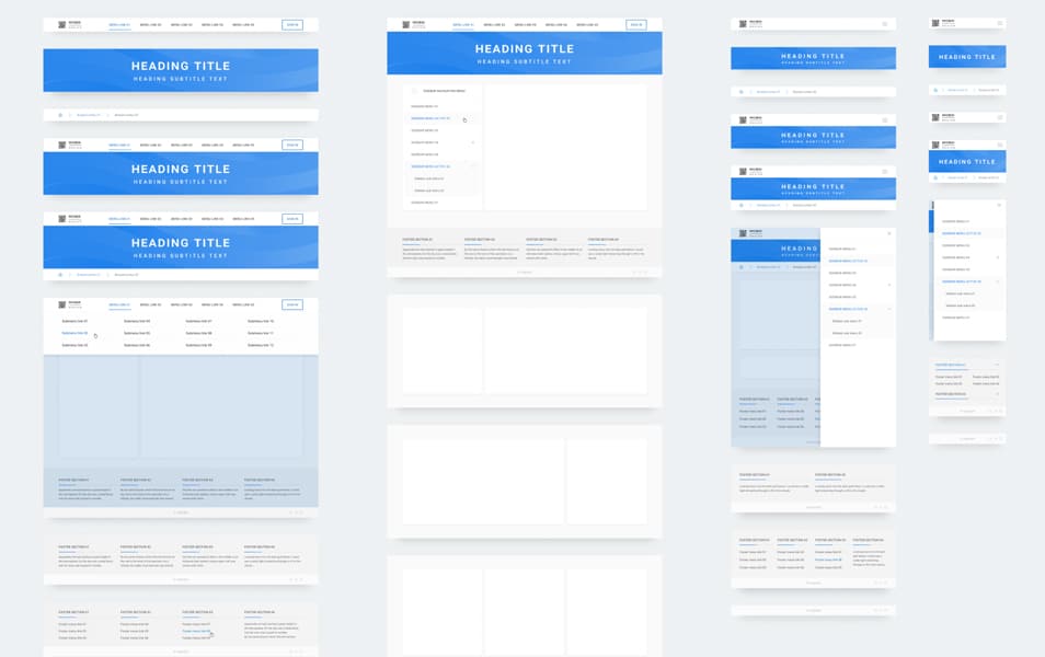 Free Responsive Web Components Library