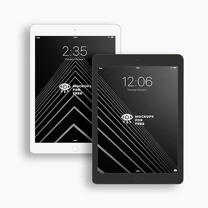 iPad Template Mockup