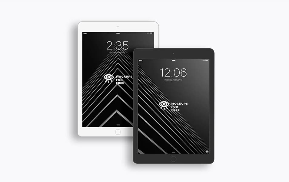 iPad Template Mockup