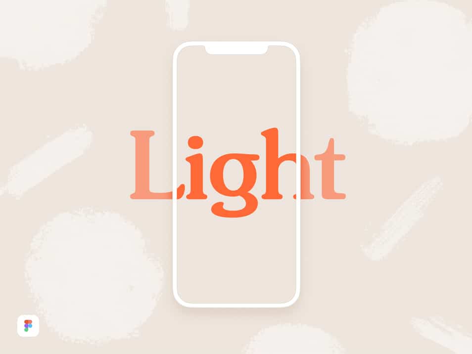 iPhone X Light Mockup Figma