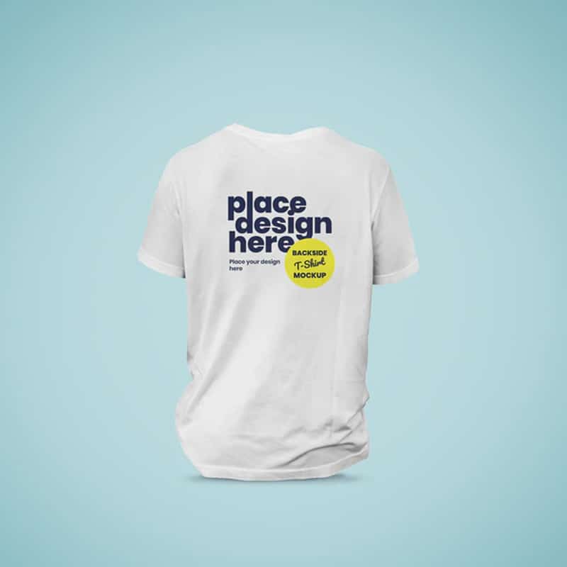 Backside T-Shirt Mockup