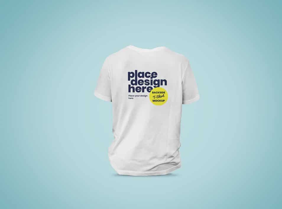 Backside T-Shirt Mockup