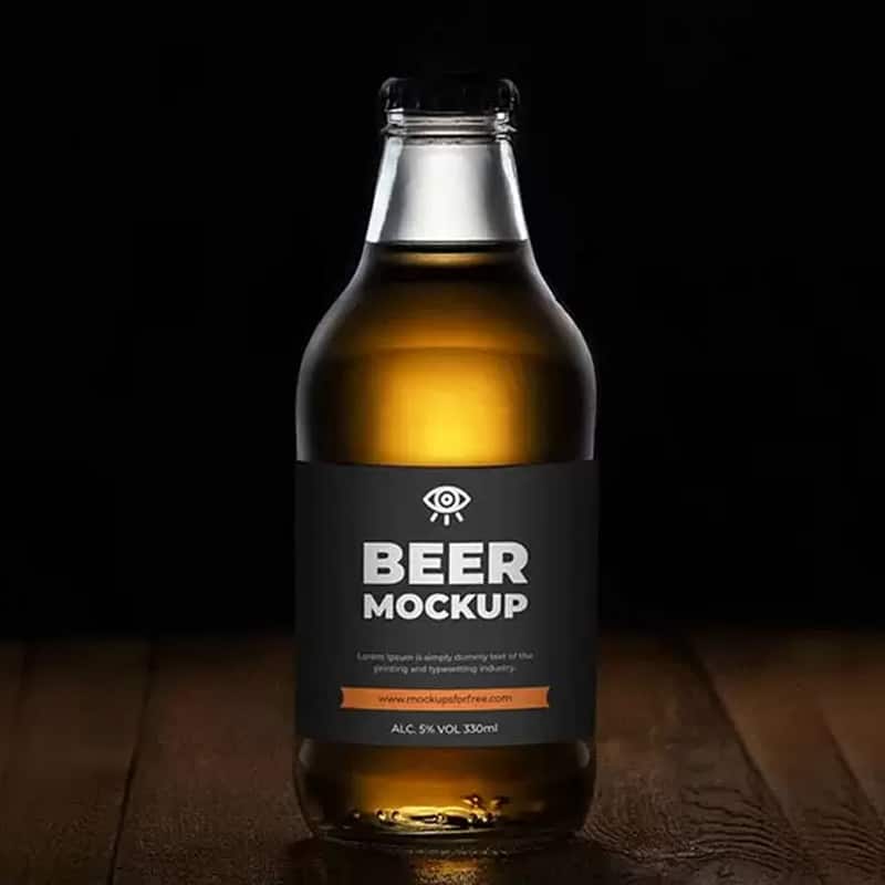 Beer Bottle Mockup