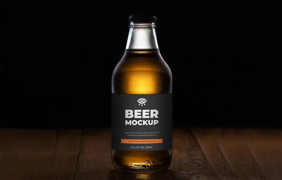Beer Bottle Mockup
