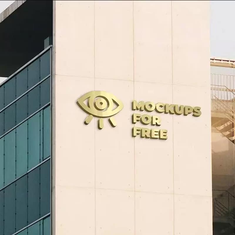 Building Logo Mockup