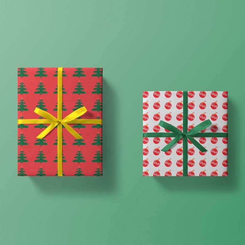 Christmas Box Mockup