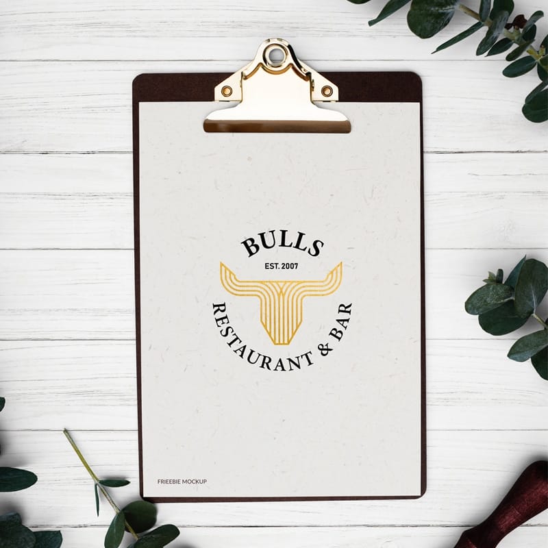 Clipboard PSD Mockup