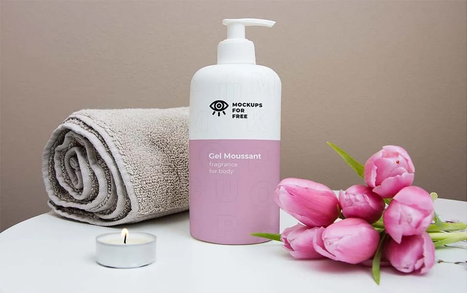 Cosmetic Bottle Mockup