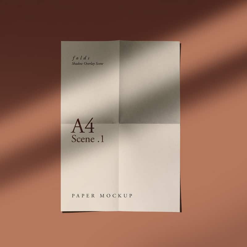 Fold Paper Mockups