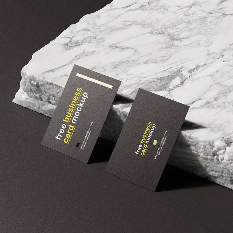Free Business Cards Mockup