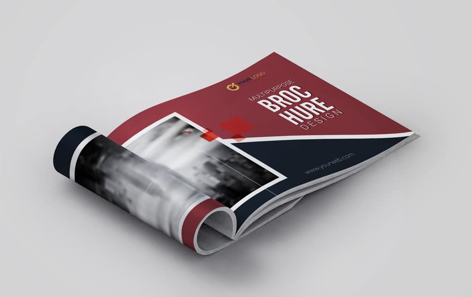 Free Business Open Catalogue Mockup