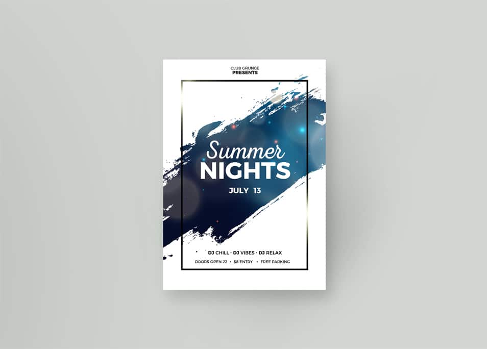 Free Flyer Presentation Mockups