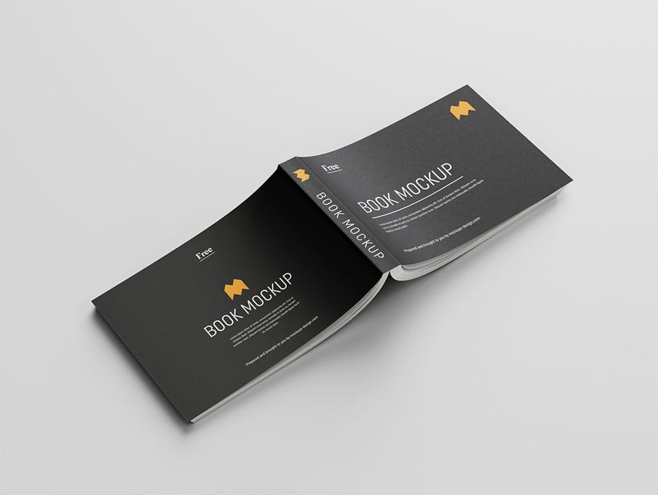 Free Landscape Book Mockup