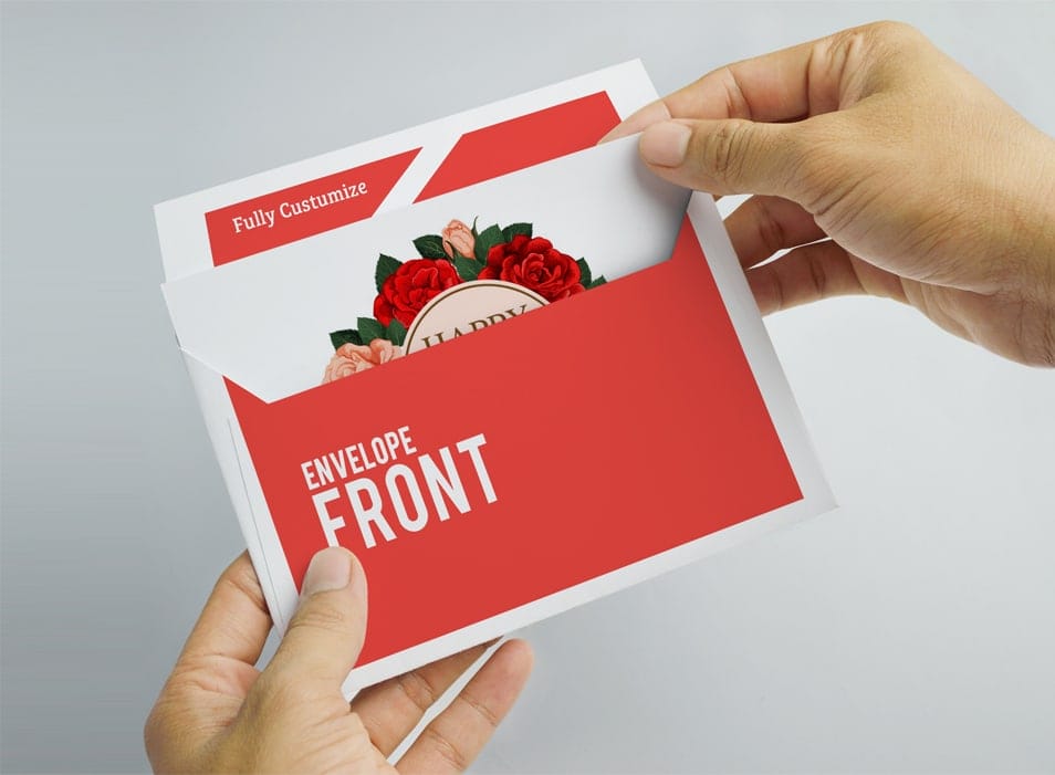 Free PSD Envelope Mockup Photoshop