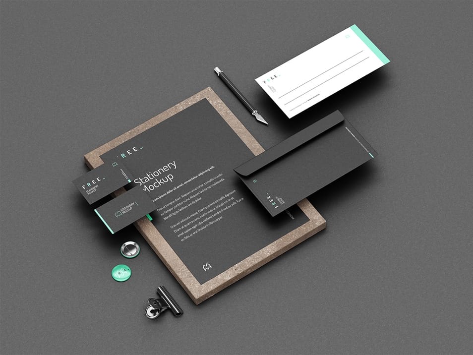 Free Stationery Mockup