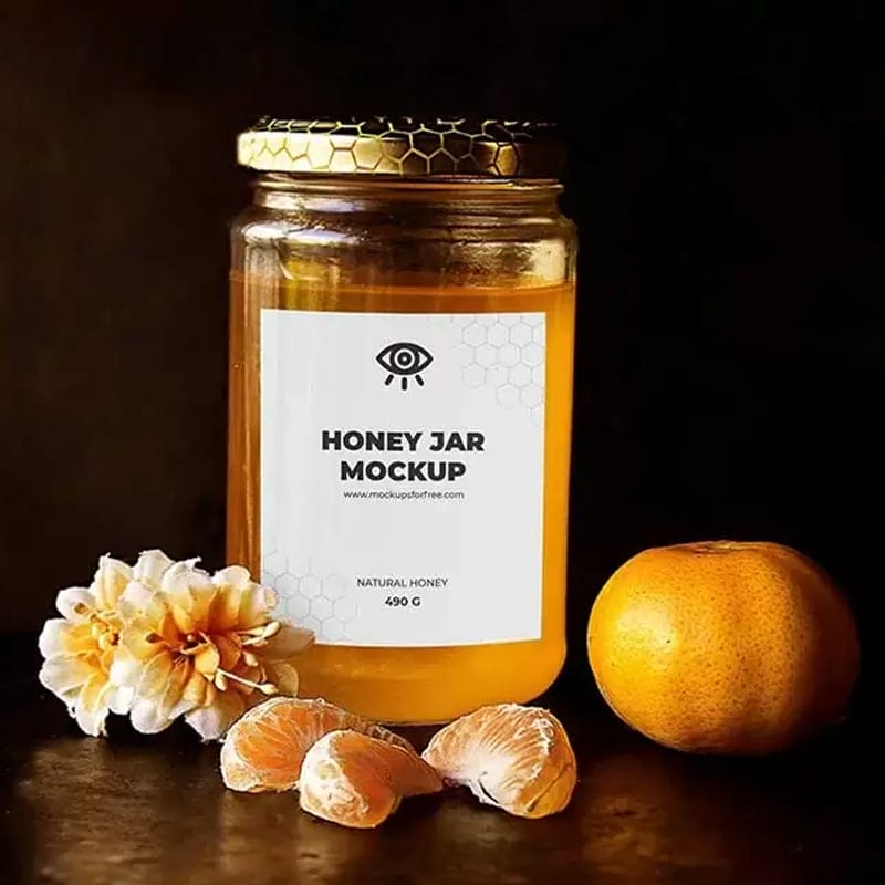 Honey Jar Mockup