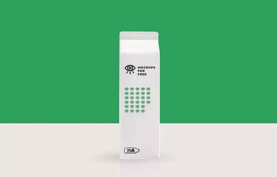 Milk Package Mockup