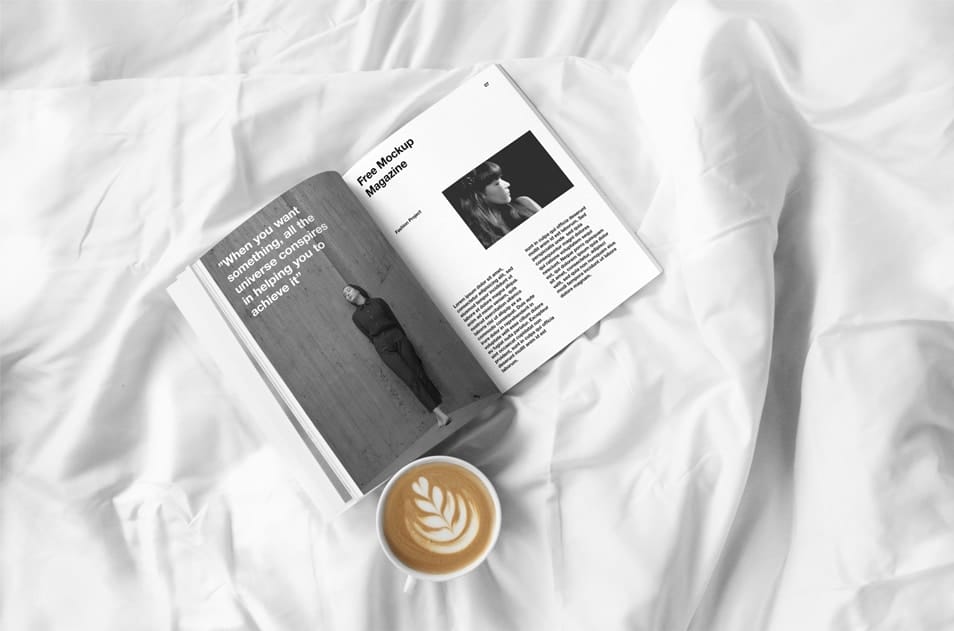 Open Magazine Mockup