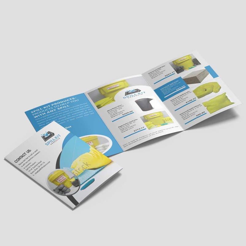 Premium Tri-fold Brochure Mockup