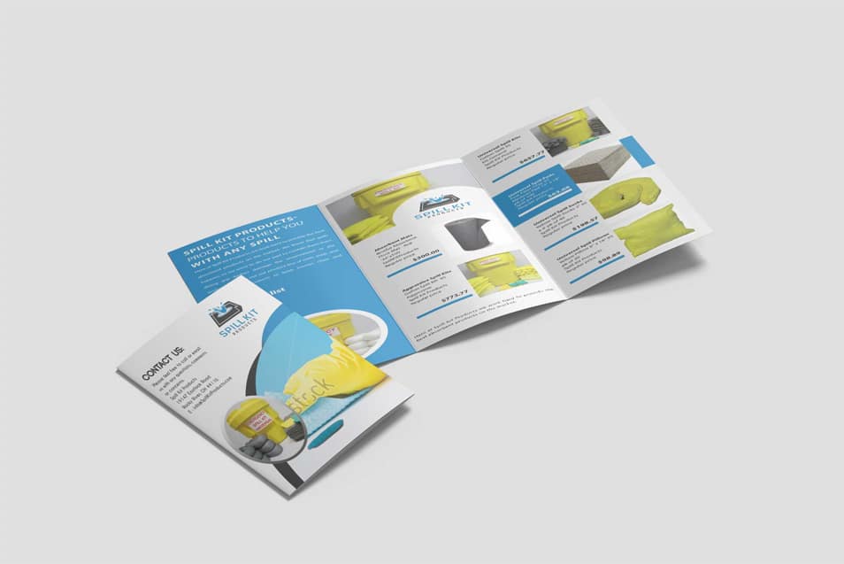 Premium Tri-fold Brochure Mockup
