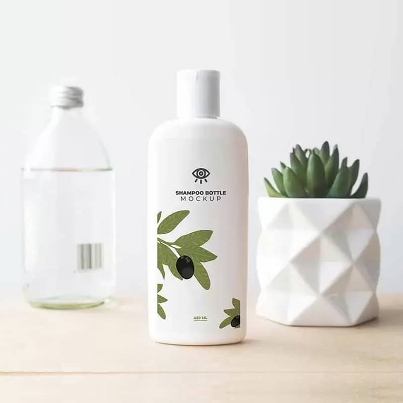 Shampoo Bottle Mockup
