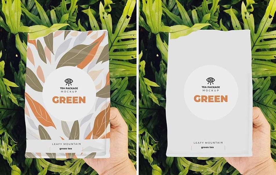 Tea Package Mockup