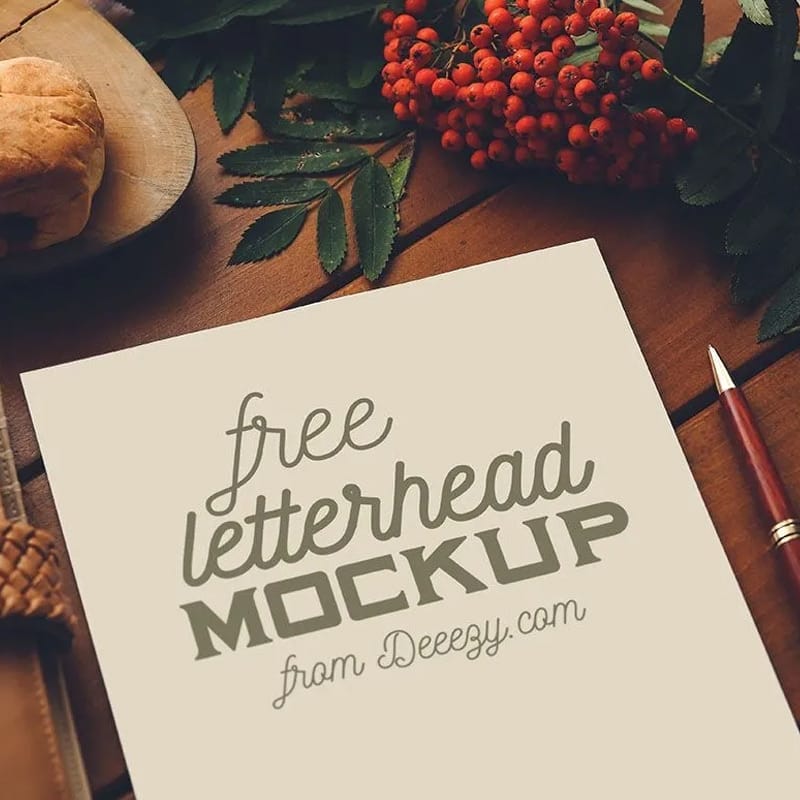 2 FREE Letterhead Mockups