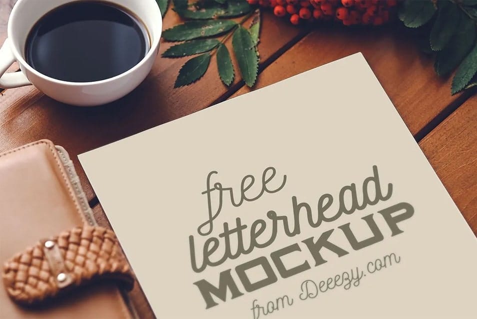 2 FREE Letterhead Mockups