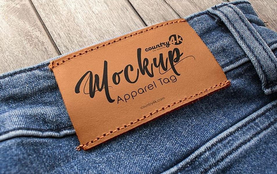 2 Free Apparel Tag MockUps