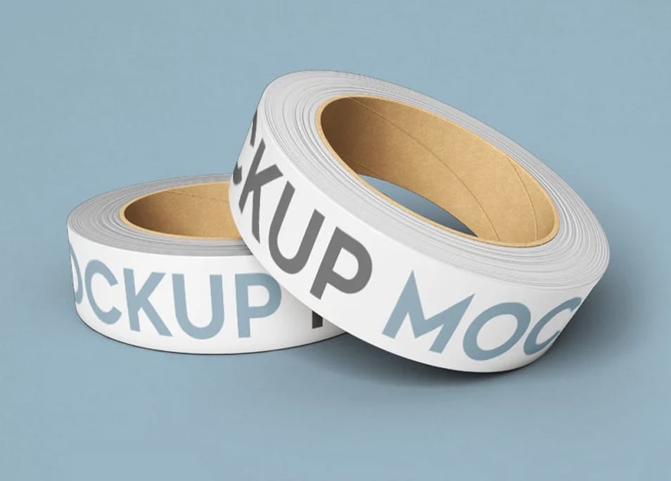 2 Free Duct Tape Mock-ups in PSD