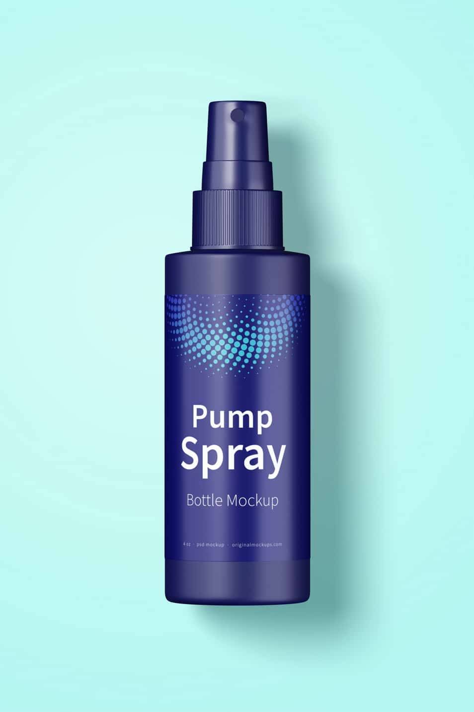 4 oz Pump Spray Bottle Mockup