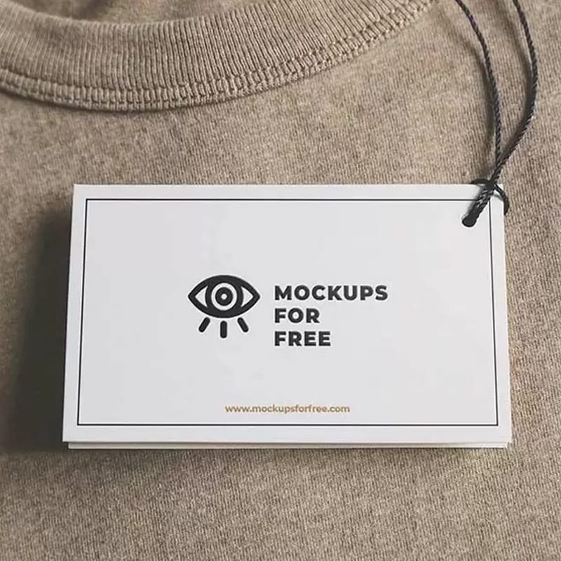 Clothing Label Mockup