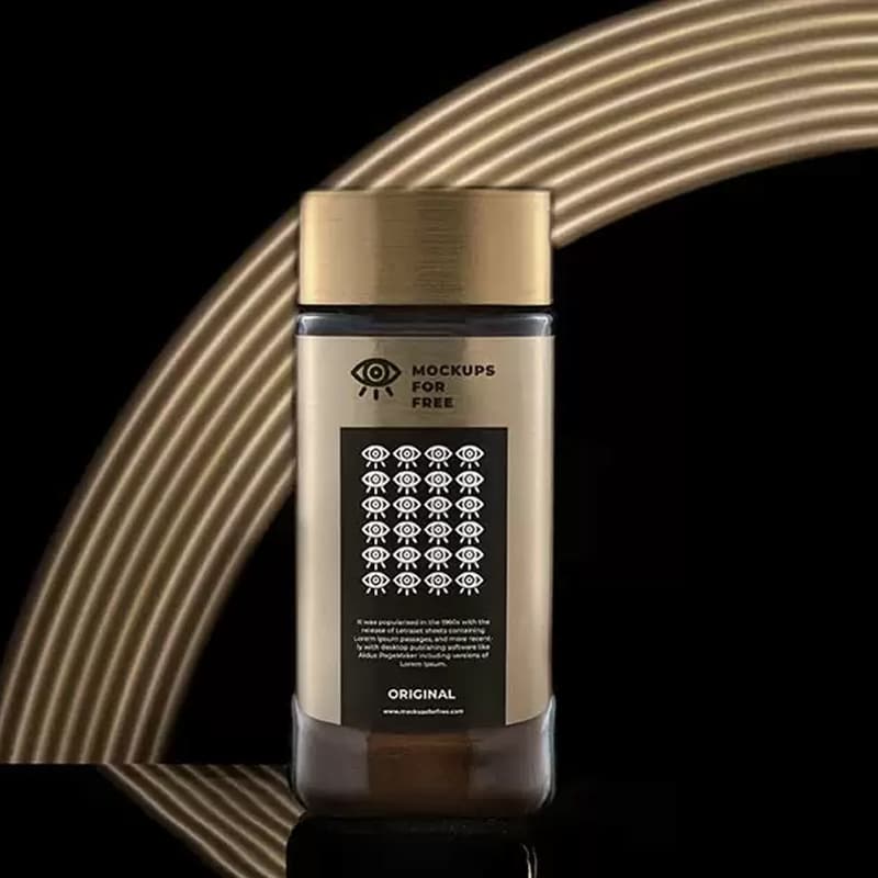 Coffee Jar Mockup