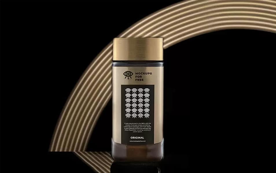 Coffee Jar Mockup